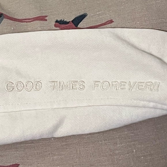 Zara “Good Times Forever” zip up hoodie - Picture 6 of 6